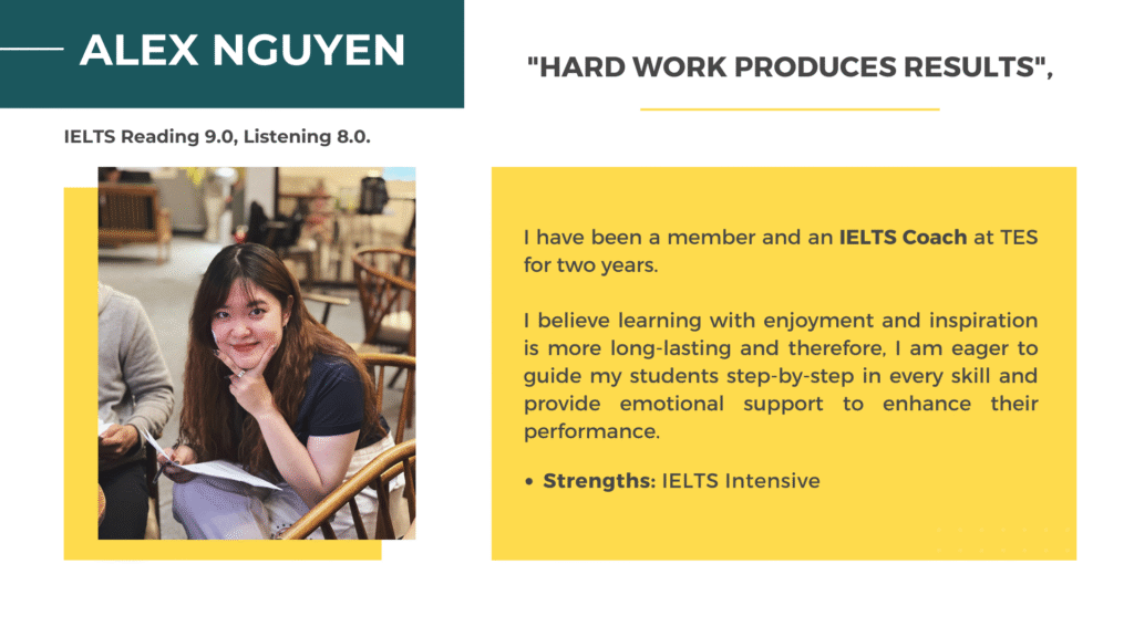 Alex Nguyen - IELTS Coach at TES